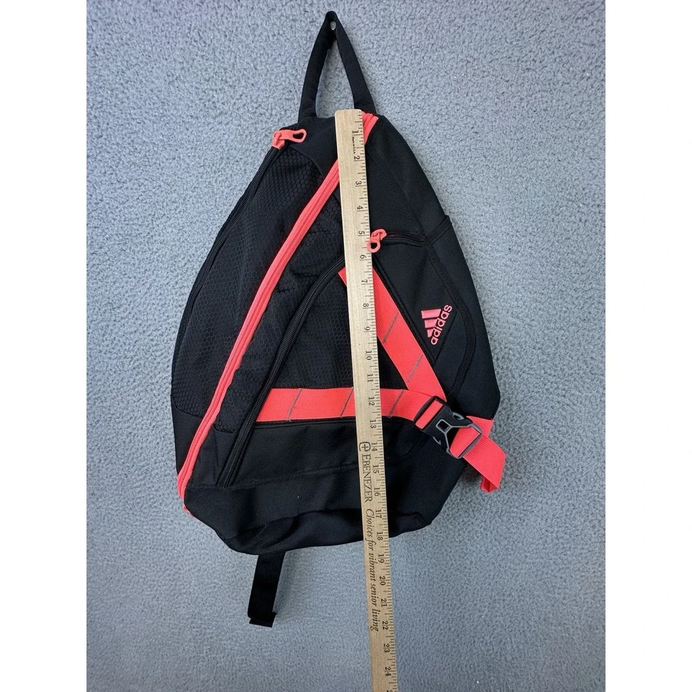 Adidas Rydell Sling Backpack LoadSpring Crossbody One Shoulder Bag Black Pink